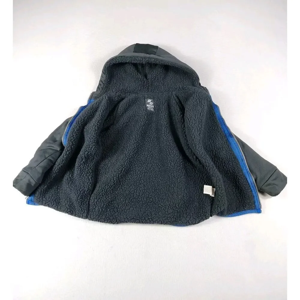 Childrens Place Jacket Youth Boys Medium 7/8 Blue Hooded‎ Winter Coat Outerwear